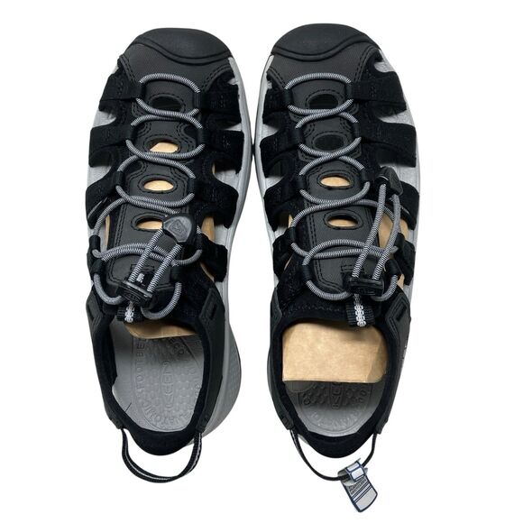 Keen Hiking Sandals‎ Womens 8 Astoria Black Gray Closed Toe Water Shoes - Picture 7 of 10